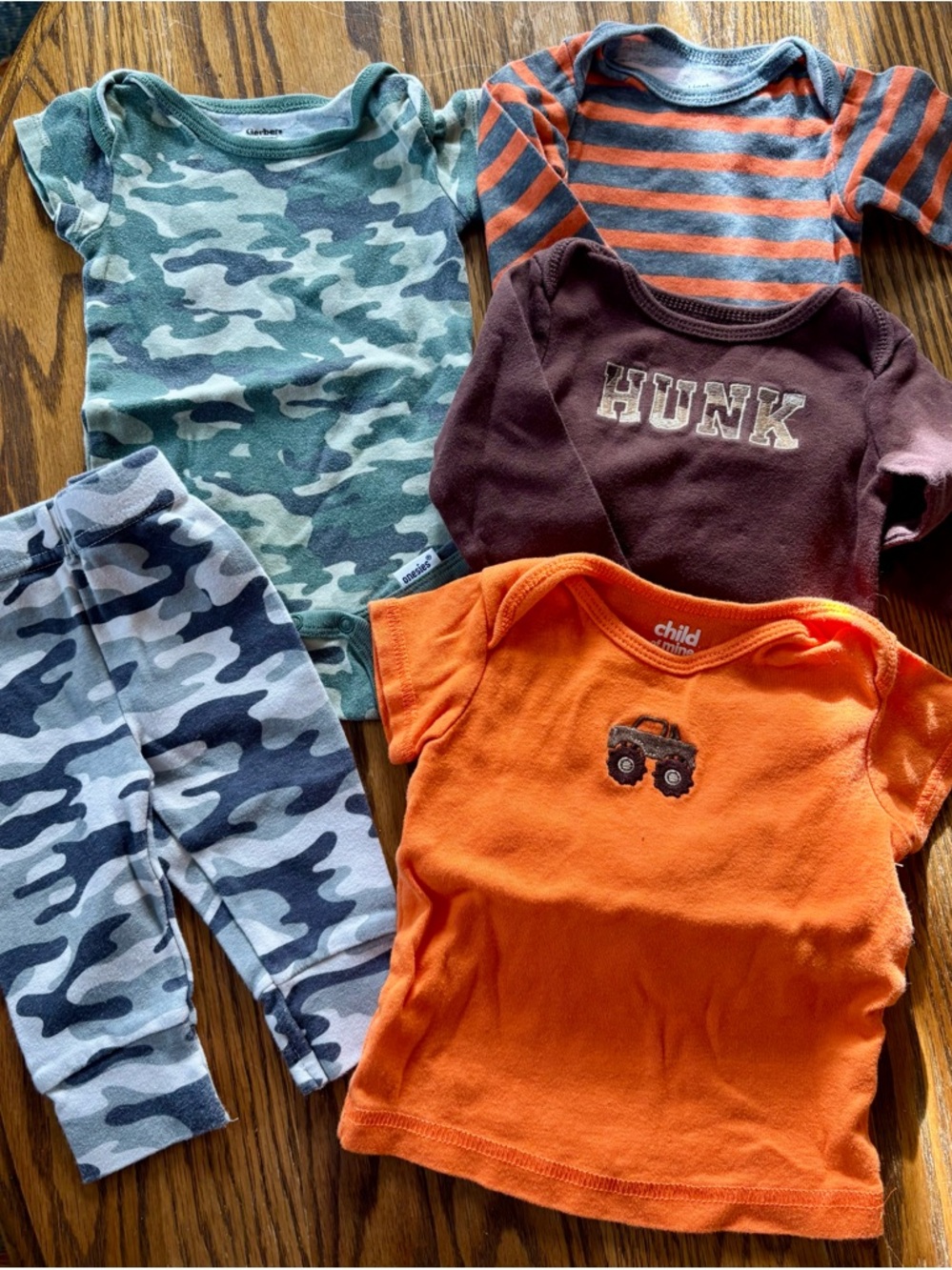 Gerber Camouflage Baby Bodysuit and Leggings Set